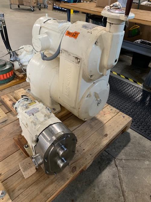 Waukesha 060 stainless steel positive displacement pumps