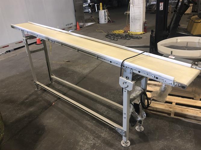 IQC Industries 12” wide x 10-ft long Belt Conveyor 