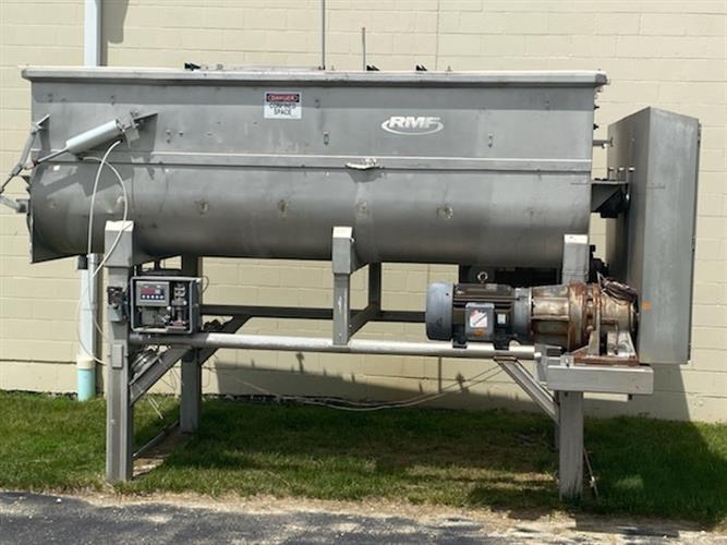 RMF Steel Products 200 cu-ft Stainless Steel jacketed Double Paddle Mixer