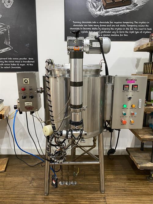  Keychoc 200-lb Stainless Steel Chocolate Melter with Metering Pump
