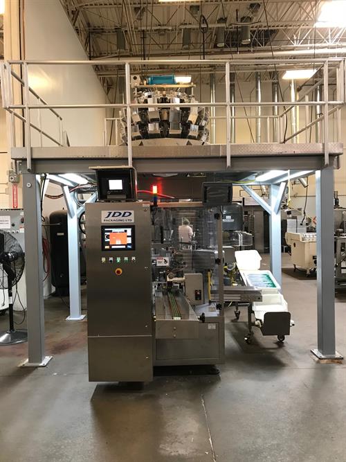 JDD Rotary Pre-made Pouch Machine with 14-Head Scale - New 2017