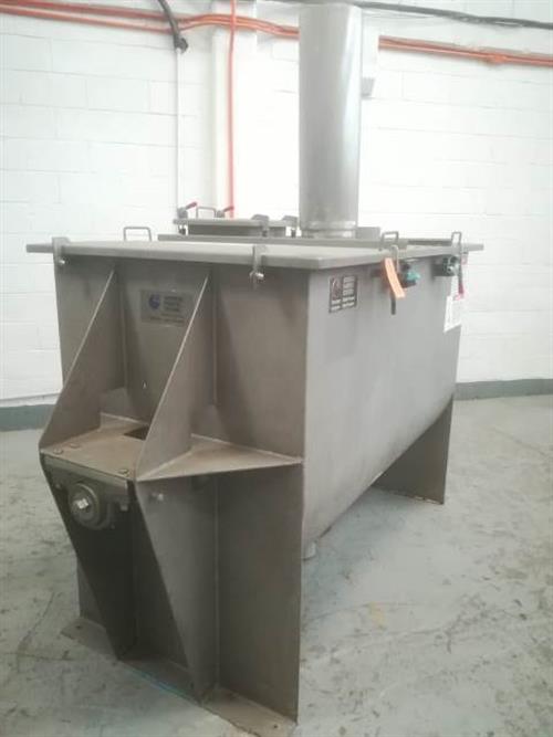 American Process Systems (Eirich) 30 Cu-Ft SS Fluidize Paddle Mixer