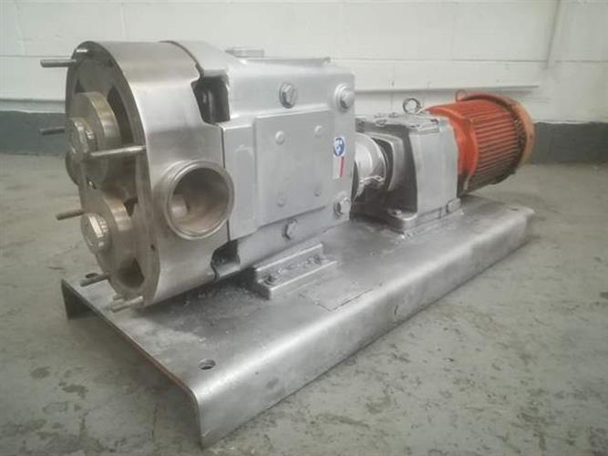 Waukesha Cherry Burrel model 130 stainless steel  positive displacement pump