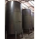 Stainless steel 15,500 liter tank