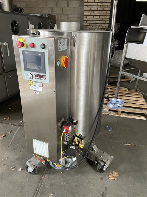 Savage 750 lb S/S  Auto Tempering Chocolate Melter with Metering Pump