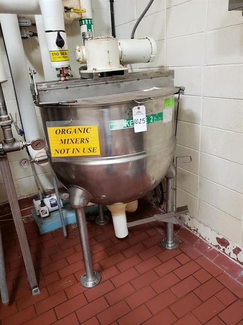 Groen 100 Gallon SS Single Action Cooking and Mixing Kettle with PD Pump