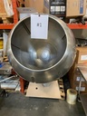 Stokes 42&quot; Stainless Steel Ribbed Coating Pan