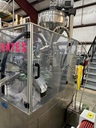 Used Kentex model TK850-HA tube filler and sealer with hot air sealing system and trimmer for plastic and laminated tubes