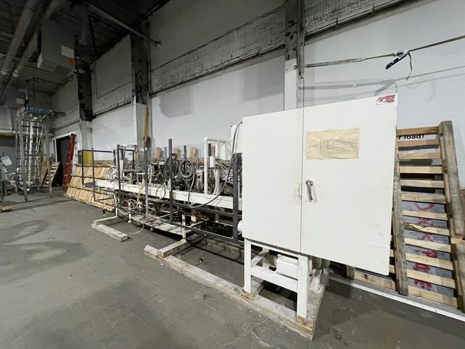 Bartelt model IM7 Pouch Packager with AMS Auger Filler and  liquid filler