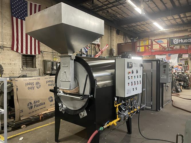 Bauer 322 1000 lb/hr Batch Dry Nut Roaster