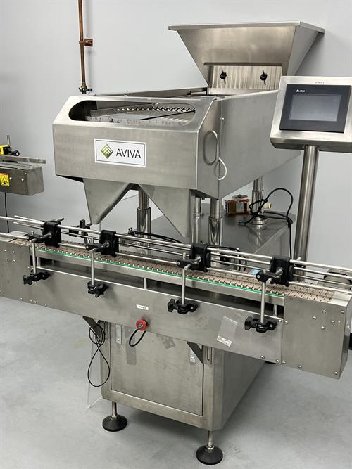 Scientific Solutions model JF-16 Channel Type Tablet Counter With Conveyor