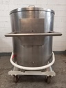 Stainless steel 150 gallon jacketed tank