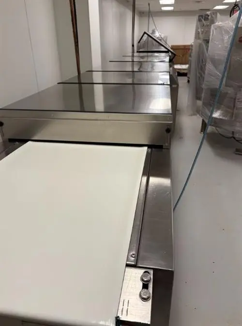 MK Machinery 24" wide x 50-ft long Stainless Steel Cooling Tunnel