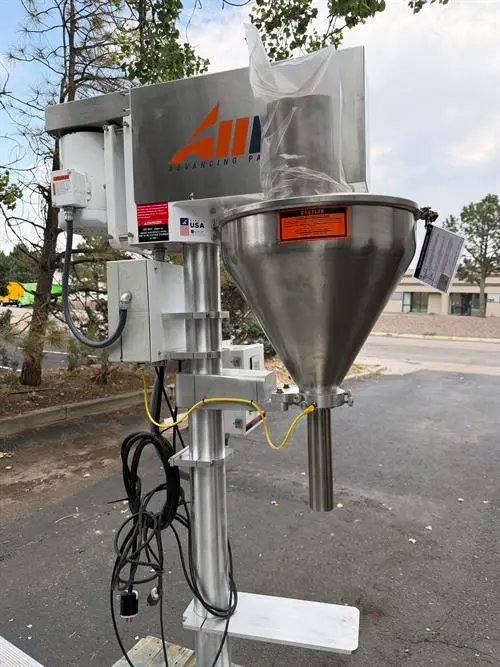 All-Fill model 350E Auger Filler on Stand
