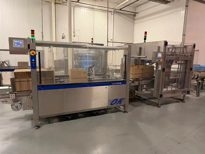 OK Superformer-1M Case Erector with OK SL220 Bag Inserter