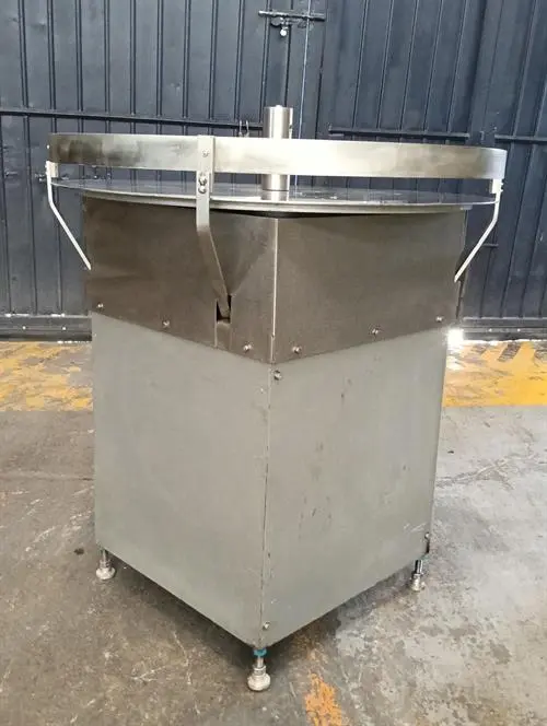 Stainless steel 36” accumulating table 