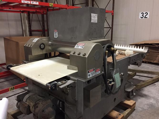 APV model 8-89 28&quot; Wide Continuous Two Roll Rope Extruder