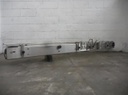 Stainlees steel belt conveyor.
