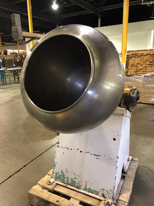 36" Diameter Stainless Steel Coating Pan