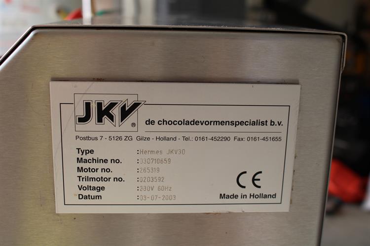 JKV Hermes JKV30 30-kg Chocolate Melter