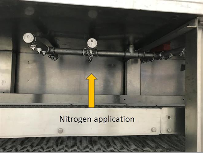 Praxair Liquid Nitrogen Cooling Tunnel