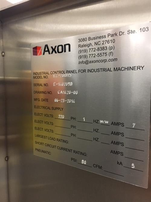 (2) Axon EZ-200HS shrink sleevers with (2) Axon model EZ-SRB8 Heat Shrink Tunnels