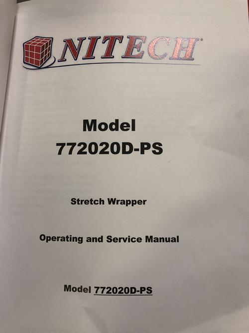 Nitech model 772020D-PS Pallet Stretch Wrapper 48” x 48” table
