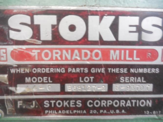 Stokes  Model Tornado  44-0 Hammer Mill