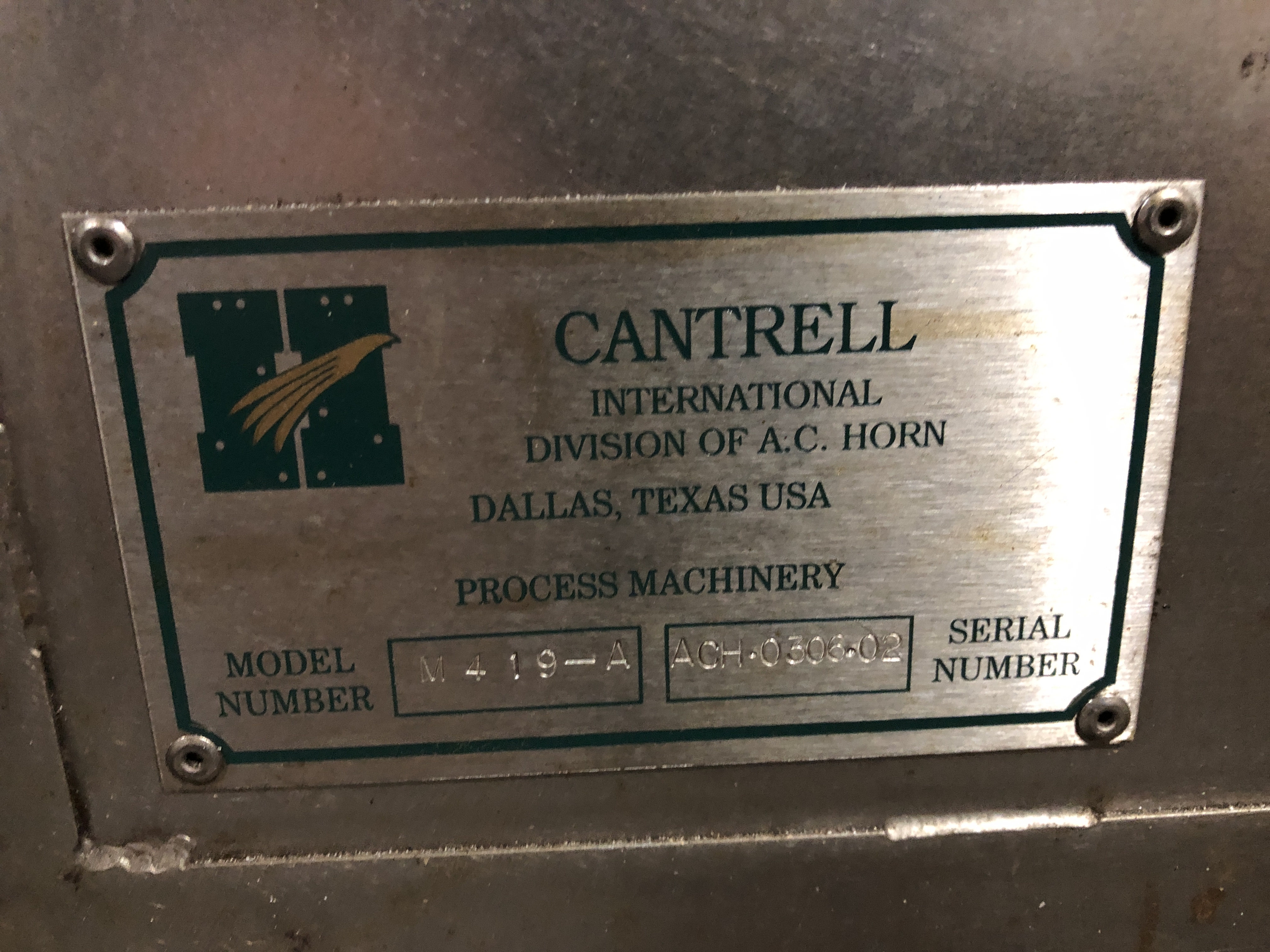 AC Horn Model M419-A 200 lb/hr Continuous Dry Popcorn Popper