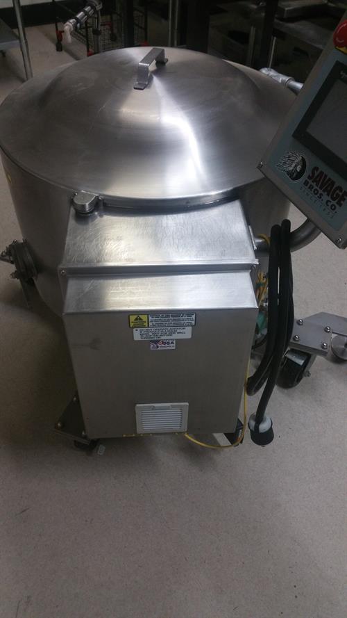 Savage 300-lb Stainless Steel Auto-Tempering Melter with Metering Pump