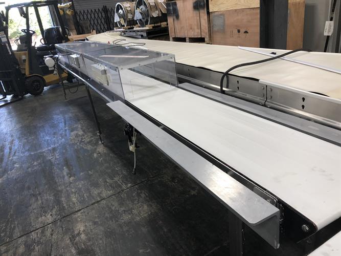 Dorner 16" wide x 20-ft long Stainless Steel Belt Conveyor