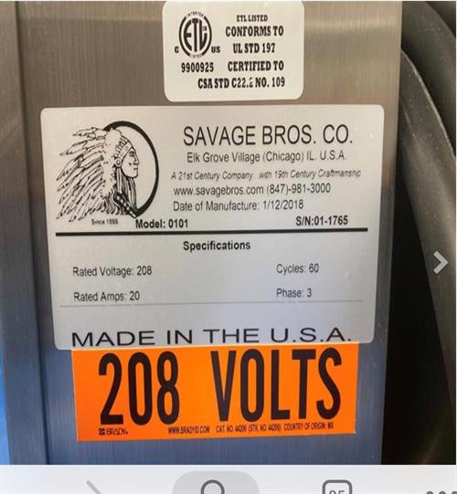 Savage Model 101 Electrostove