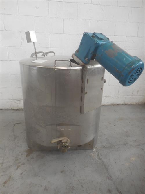 Vulcan Hart model KST-80 80 Gallon Stainless Steel Jacketed Tank with Mixer