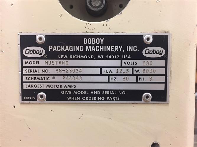 Doboy Mustang Horizontal Flow Wrapper