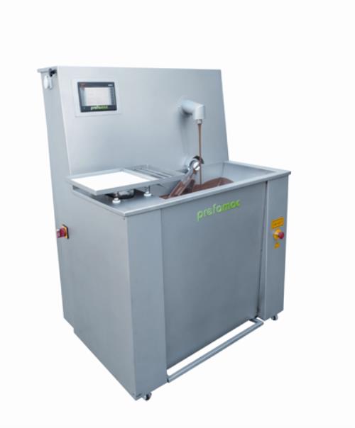 NEW PREFAMAC CONTINUA STAINLESS STEEL 30-KG AND 60-KG CAPACITY MELTERS WITH AUTOMATIC TEMPERING SYSTEM WITH MOLD VIBRATOR 