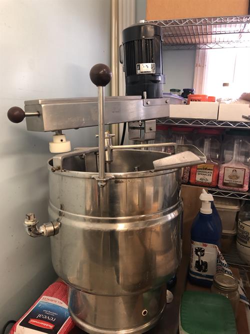 Groen model TBD/720 20qt Stainless Steel Fudge Kettle Processing