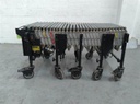 Carbon steel accordion  type roller conveyor
