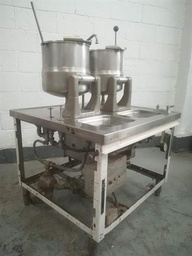 [82536] Groen model TDC/2-20 stainless steel twin kettle