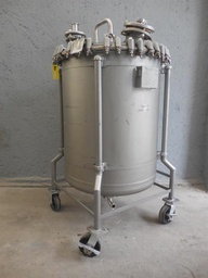 [M11251] Pfaudler 125 gallon glass lined reactor 