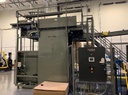 Von Gal (Premier Tech) model SPLXc Case Palletizer with Wulftec Pallet Stretch Wrapper