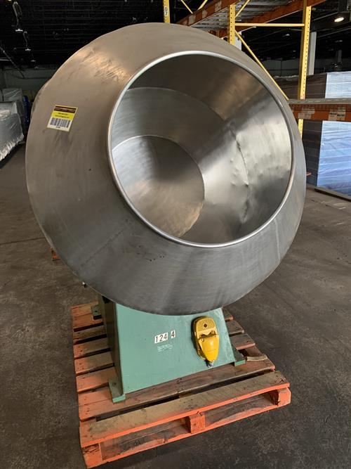 42" Stainless Steel Angular Coating Pan