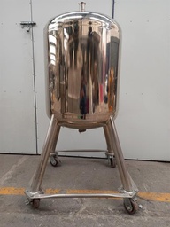 [M11294] Stainless steel  mirror finish 52 gallon closed tank