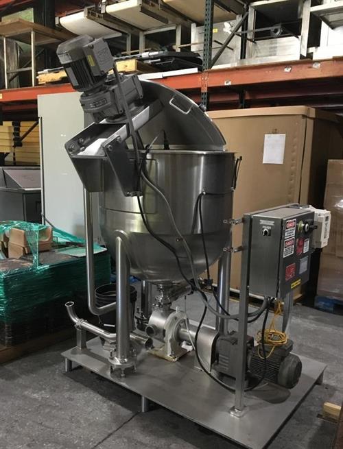 Lee 100 Gallon Single Action Mixing Kettle with Pump (not jacketed)
