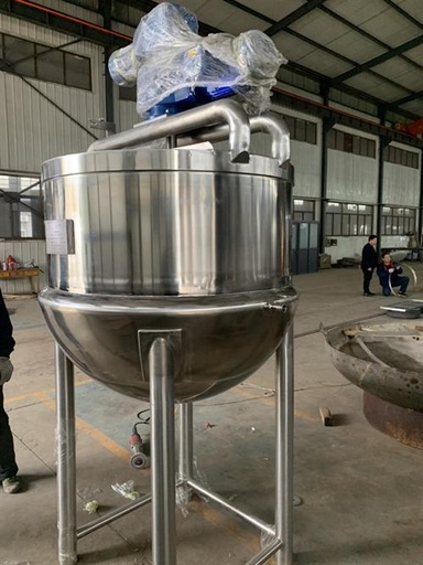 [83091] New NEC Stainless Steel  Jacketed and Agitated Cooking & Mixing Kettles - 50 Gallon D/A