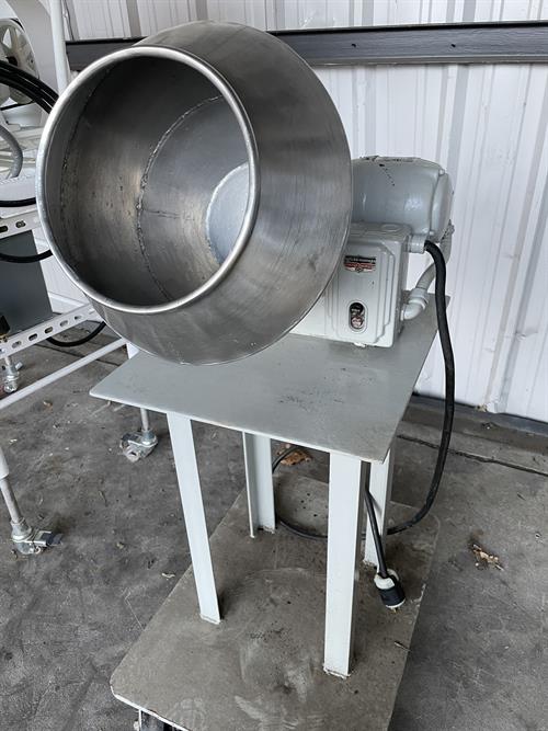 16" Stainless Steel Angular Coating Pan