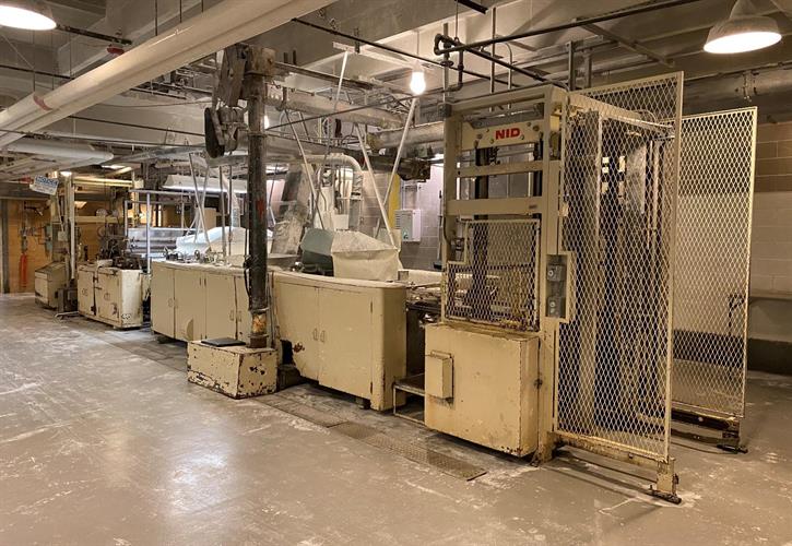 National Equipment Starch Mogul with NID Stacker and Loader