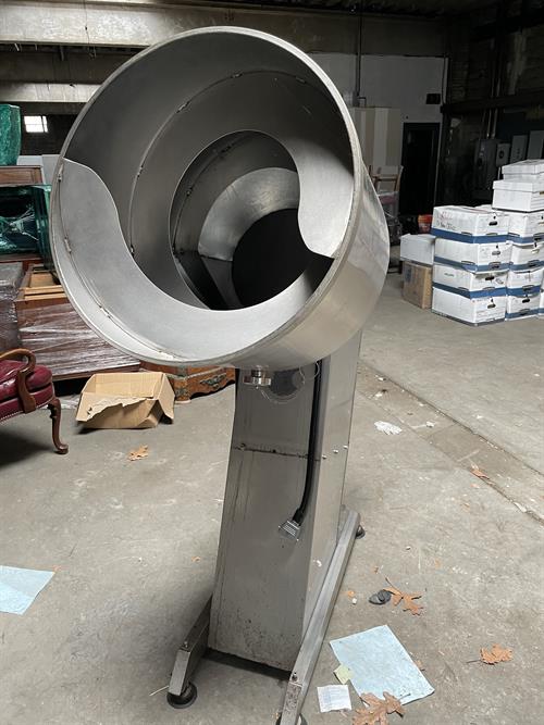 Coating Pan 24” Diameter Stainless Steel with Baffles