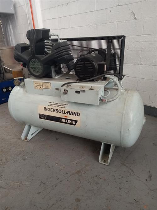 Ingersoll Rand Model OL10E10 Reciprocating Air Compressor | Processing ...