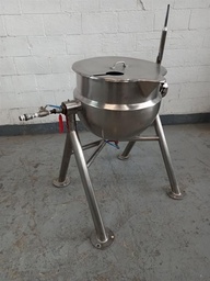 [M11359] Stainless steel  82 gallon jacketed kettle