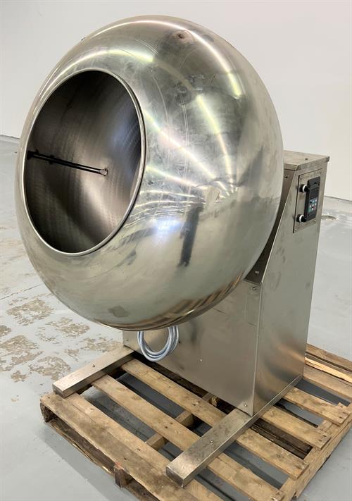 39&quot; Stainless Steel Coating Pan with Ribs
